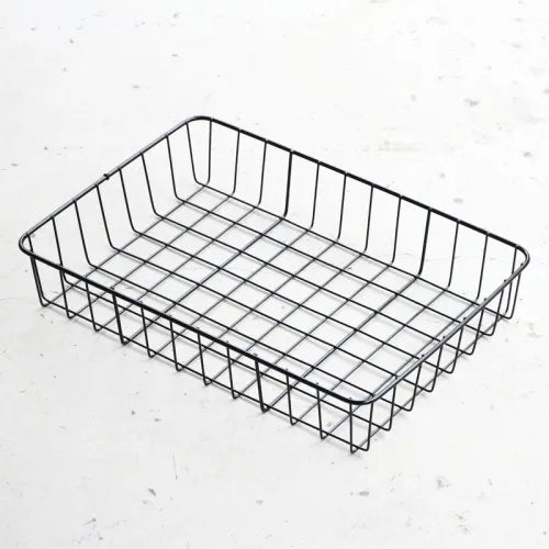 WALD 139 half basket (black) サイズ:縦32cm、横45cm、高さ8cm