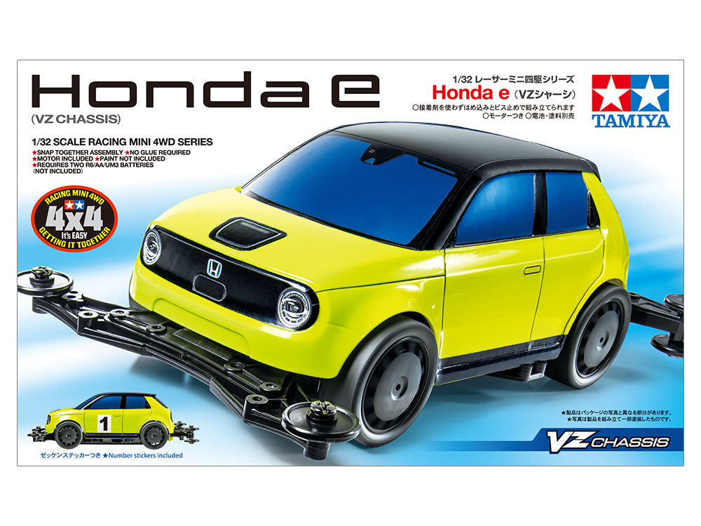 タミヤ ミニ四駆 Honda e VZシャーシ 1/32 レーサーミニ四駆 No.95 18795 ele0562