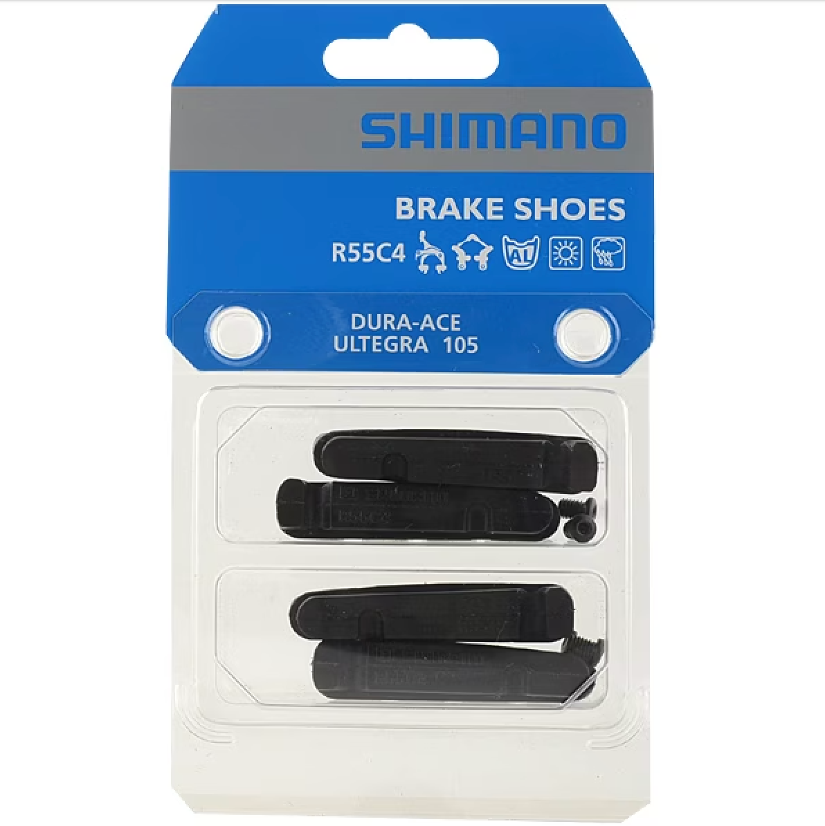 SHIMANO R55C4 ブレーキ シュー 2ペア(1台分) パッケージ無し