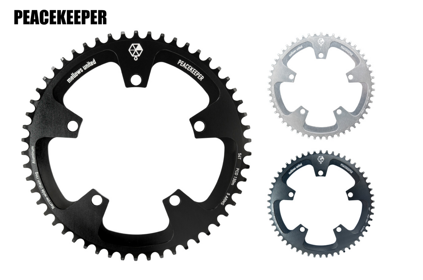 【予約商品】mellows PEACEKEEPER PCD130mm ブラック