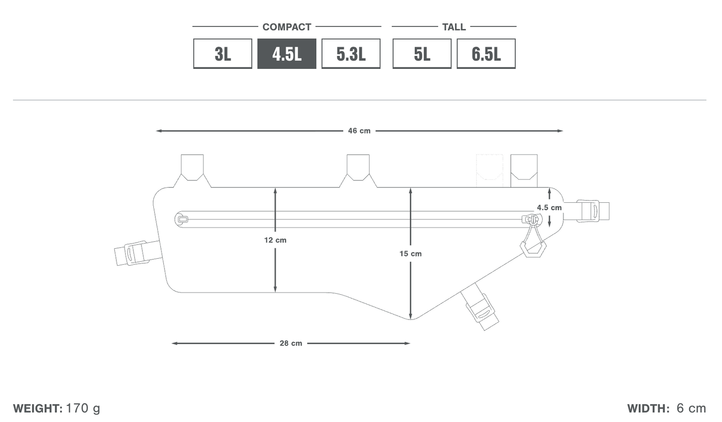 APIDURA エクスペディション・フレームパック(4.5L)