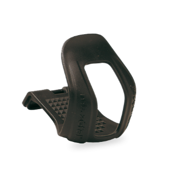 ZEFAL ゼファール CHRISTOPHE MT45 ハーフトゥクリップ 左右セット ブラック|ストラップ不要 トゥクリップ ペダル用 S/M L/XL