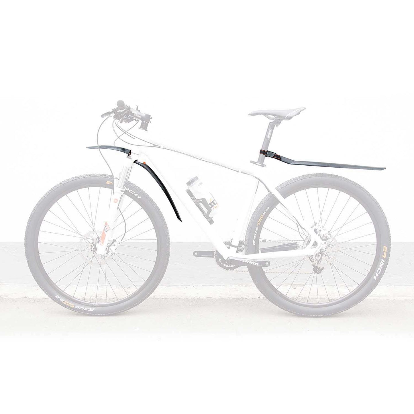 SKS エクストラドライXL リアマッドガード 26-29インチ対応 ワンタッチ着脱 ブラック 泥除け