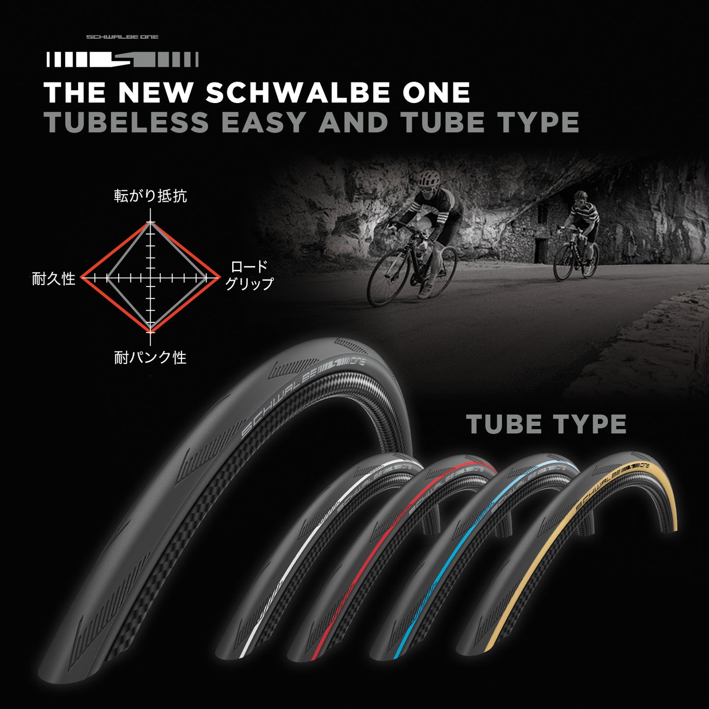 SCHWALBE ワン TUBEタイプ 700x30C