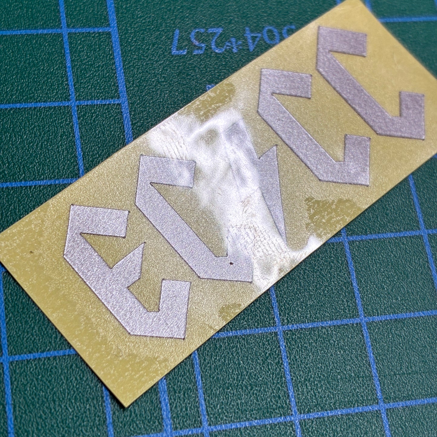 ECCC(エレファントサイクルサイクリングクラブ)オリジナルカッティングステッカー|自転車チーム・クラブ用ステッカー 約5cm