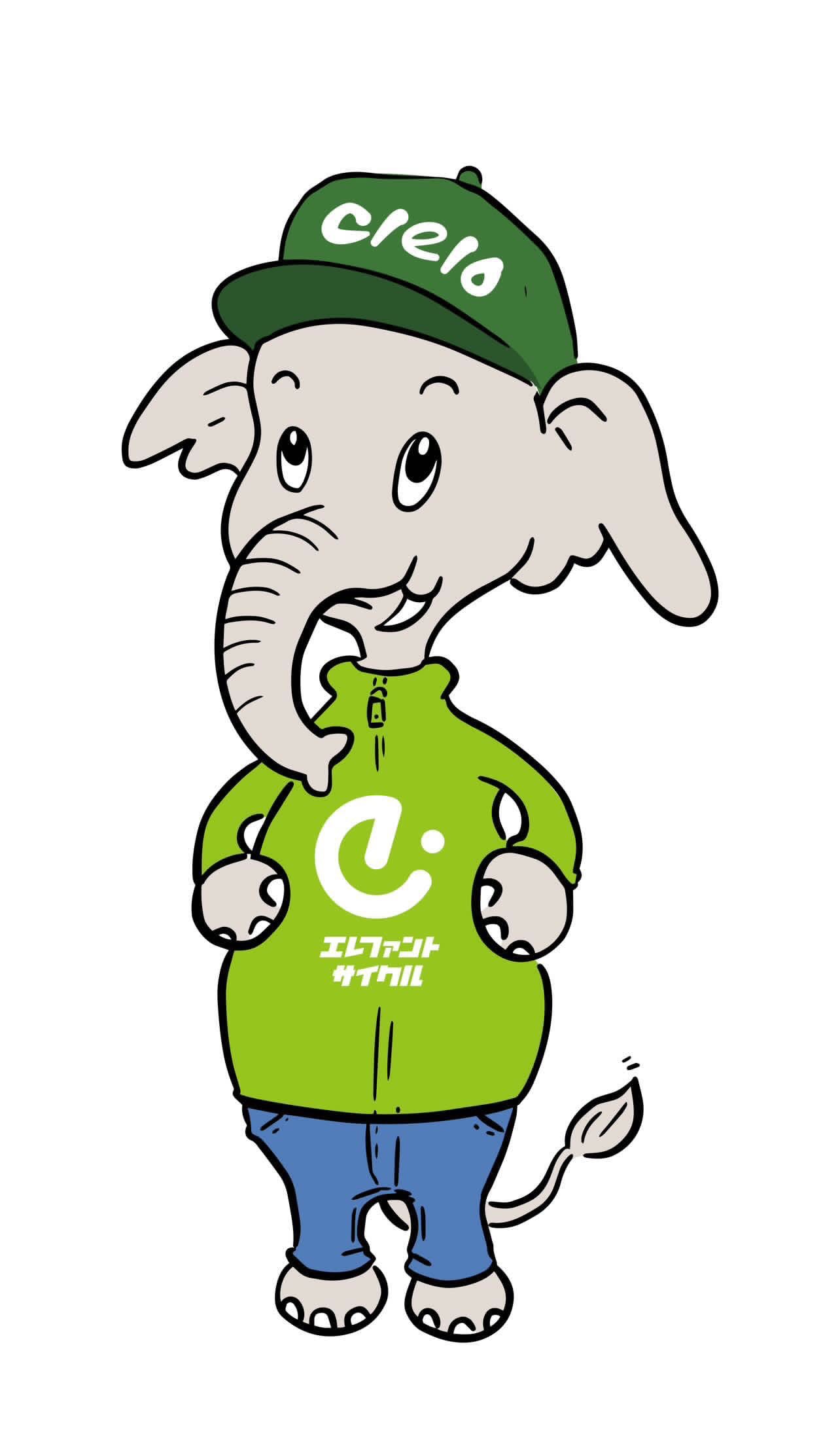 ペン象 が被ってるアメリカンメッシュ キャップ