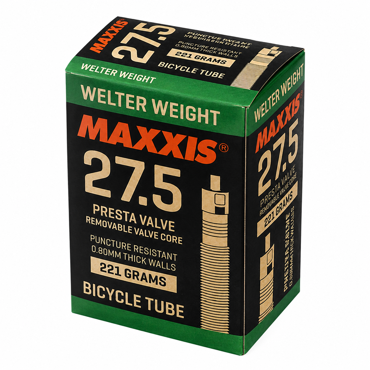 MAXXIS マキシス MXS ウェルターウエイト チューブ TIT15038 27.5×2.0-3.0 仏式 48mm 自転車チューブ MTB