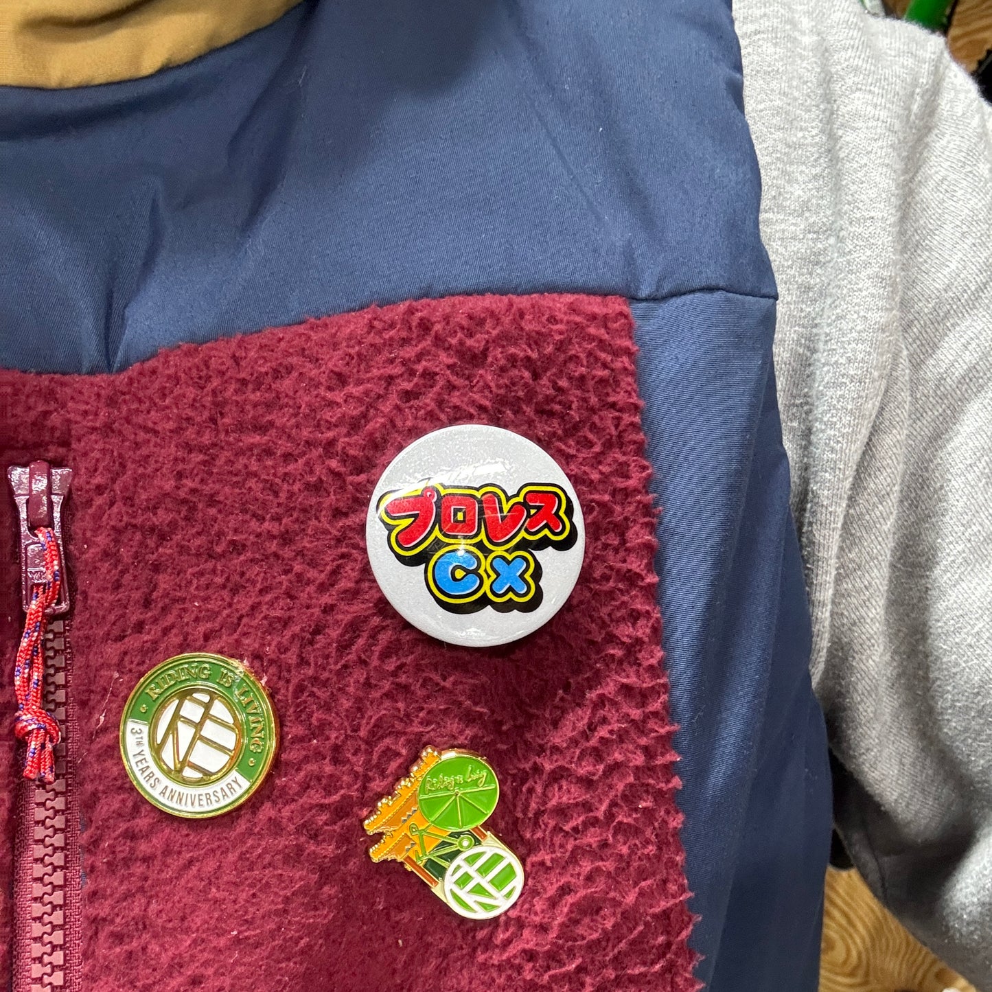 プロレスCX リレクター付き 缶バッジ