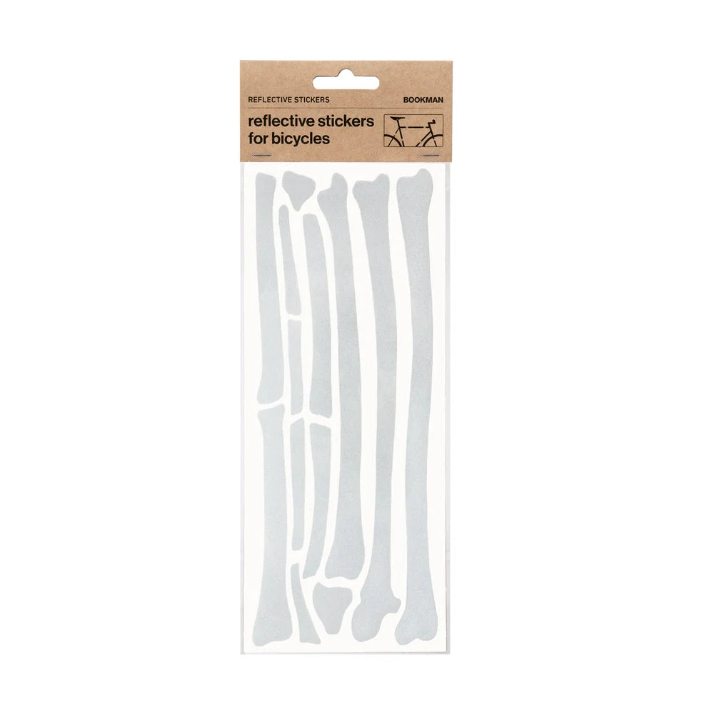 BOOKMAN リフレクター Reflective-Bone-Stickers リフレクティブステッカー(ほね) Reflective Bone Stickers