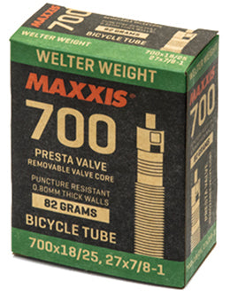 MAXXIS マキシス Welter Weight 仏式チューブ 700×33-50C 48mm|高耐久 0.80mm厚 RVC対応 TIT15041