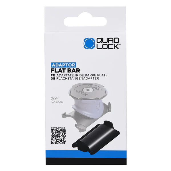クアッドロック オプションパーツ 自転車用 フラットバー アダプター QUAD LOCK Flat Bar Adaptor