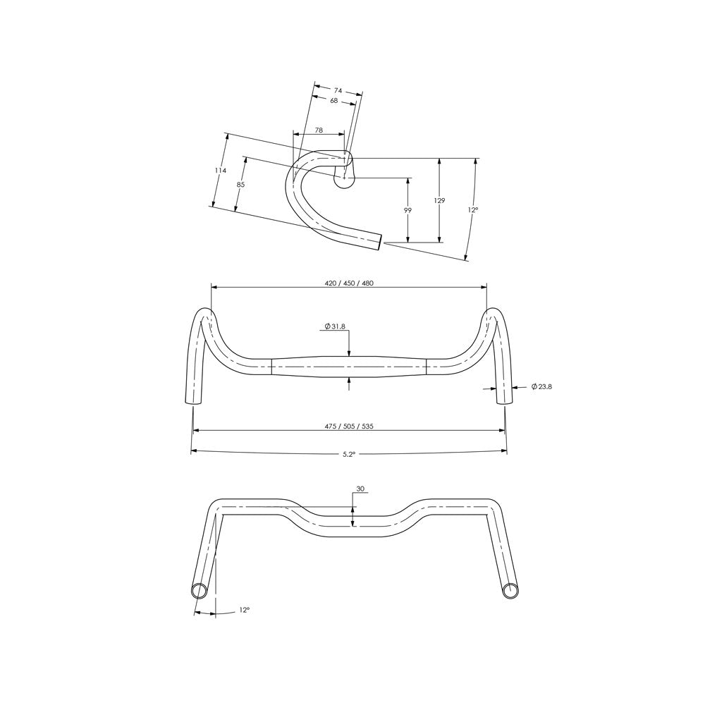 SURLY TRUCK STOP BAR Width 42