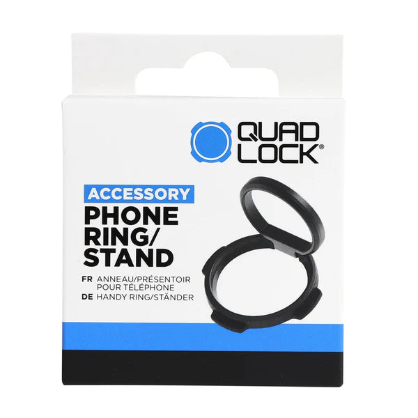 クアッドロック ライフスタイル用 スマートフォンリング カラビナ付き QUAD LOCK Phone Ring Carabiner