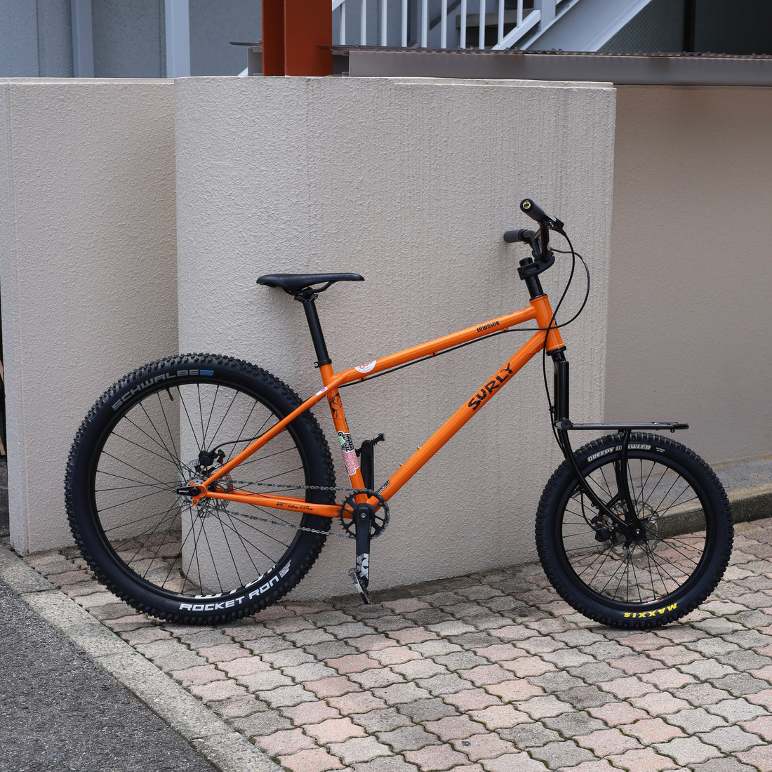 【カスタム紹介】SURLY LOWSIDE に、CRUST BIKES clydesdale cargo forkをインストールしました！