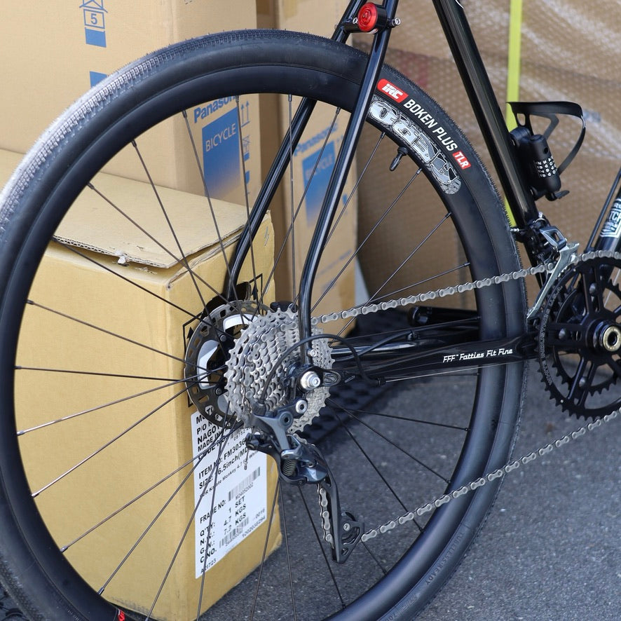 【オリジナルホイール】VELOCITY Aero / WHITE INDUSTRIES hub 前後ホイールセット