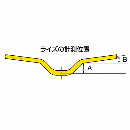 TIOGA タイオガ ロングホーン AL フラットバー Longhorn AL Flatbar 自転車 ハンドルバー アルミ 6061 ダブルバテッド クランプ径31.8mm バックスウィープ9度 MTB マウンテンバイク クロスバイク カスタム