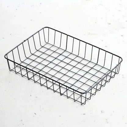 WALD 139 half basket (black) サイズ：縦32cm、横45cm、高さ8cm