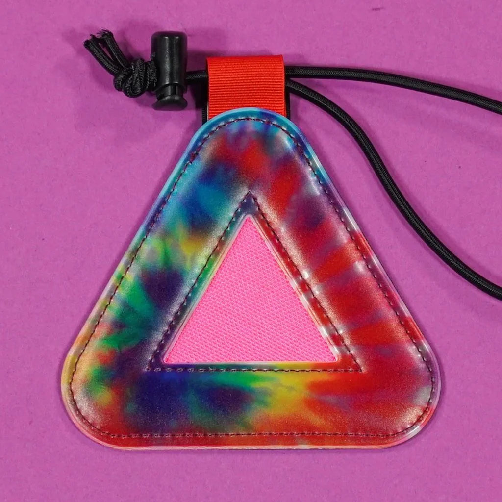 BLUELUG triangle reflector (tiedye)