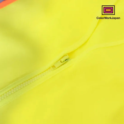 colorworkjapan Hi-Vis リフレクターベスト1 蛍光イエロー/オレンジ 反射ベスト 作業着 自転車 通勤 通学 ウォーキング 犬の散歩 安全対策 USサイズ