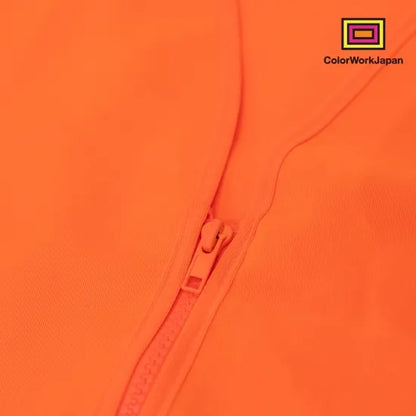 colorworkjapan Hi-Vis リフレクターベスト1 蛍光イエロー/オレンジ 反射ベスト 作業着 自転車 通勤 通学 ウォーキング 犬の散歩 安全対策 USサイズ