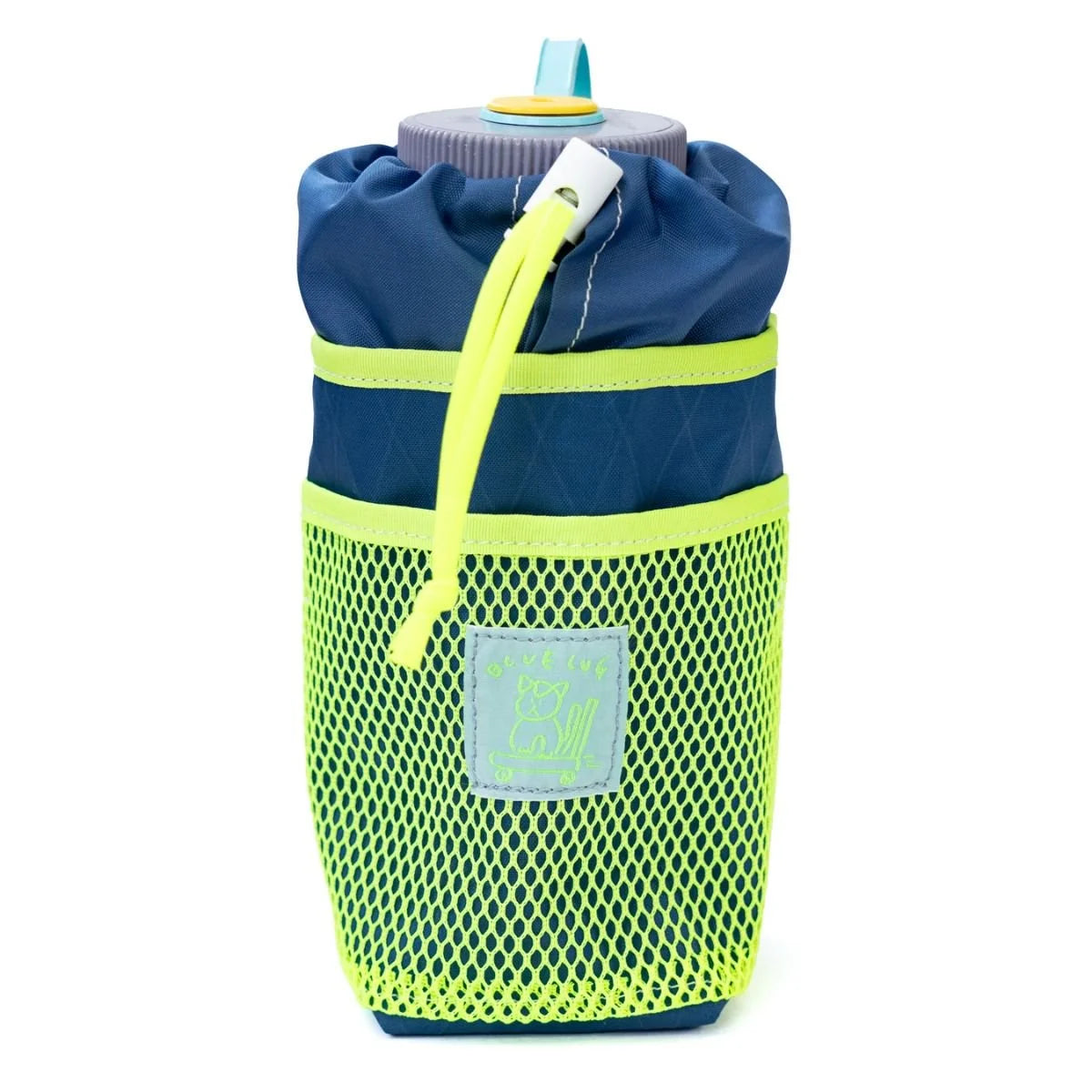 BLUE LUG stem pouch (x-pac navy/mesh yellow)