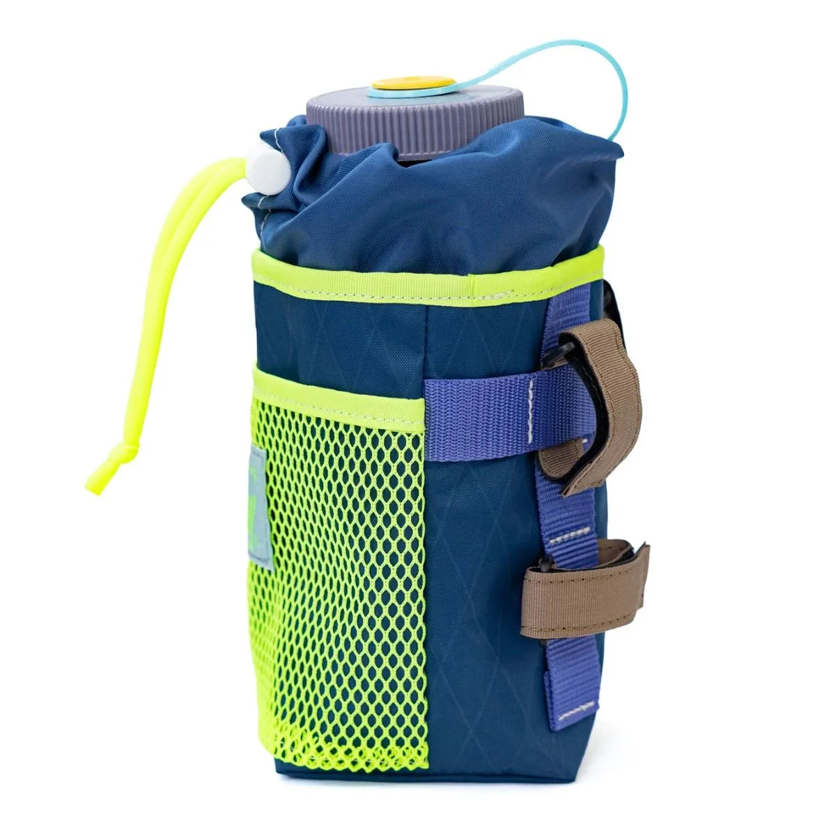 BLUE LUG stem pouch (x-pac navy/mesh yellow)