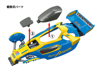 タミヤ ミニ四駆 スーパーアバンテJr. VZシャーシ 1/32 レーサーミニ四駆シリーズ No.101 Item18101 次世代アバンテ