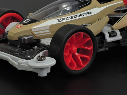 タミヤ ミニ四駆 クロススピアー02 VZシャーシ 1/32 レーサーミニ四駆シリーズ No.104 18104 スーパーハード小径ローハイトタイヤ標準装備