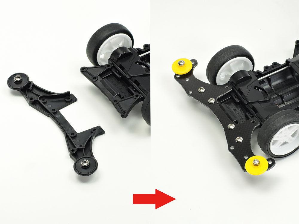 タミヤ ミニ四駆 グラスホッパーJr. VZシャーシ 1/32 レーサーミニ四駆シリーズ No.105 The GRASSHOPPER Jr. 18105 バギー シャフトドライブ 四輪駆動