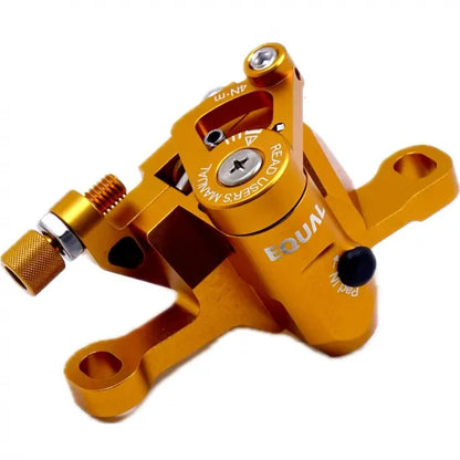 GROWTAC EQUAL 機械式ディスクブレーキ キャリパー (ポストマウント) フルセット ゴールド ※2個セット
