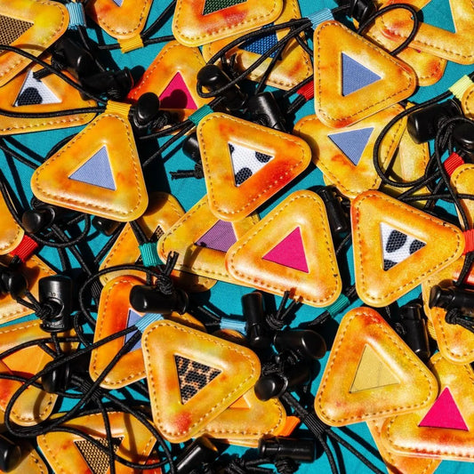 BLUELUG triangle reflector MINI fire dye