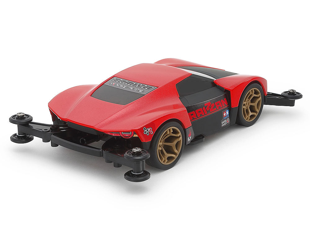 タミヤ ミニ四駆 ライザン MEシャーシ 1/32 ミニ四駆PROシリーズ No.63 18663 小径ローハイトタイヤ ダブルシャフトモーター