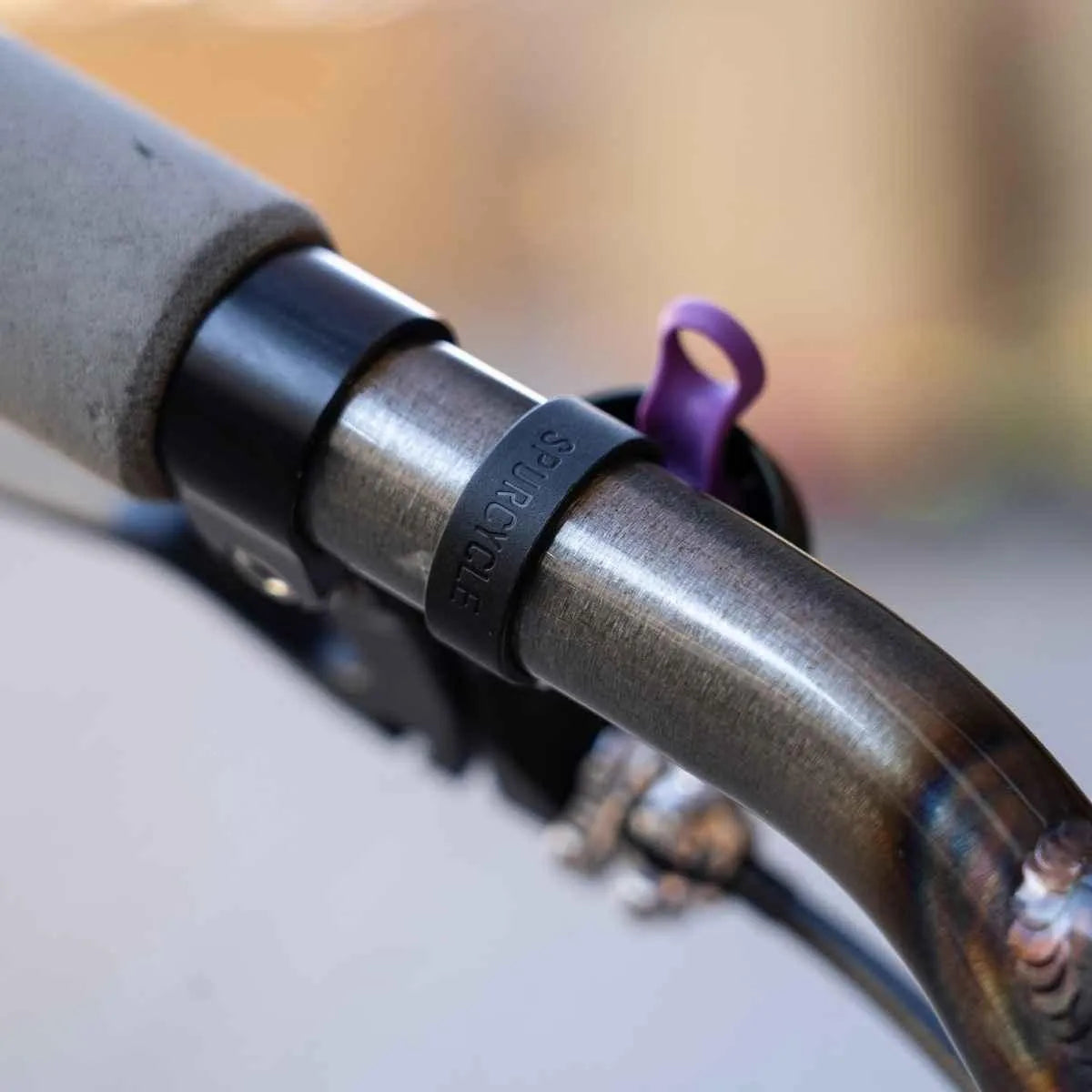 SPURCYCLE Compact Bell Black/Black スパーサイクル コンパクトベル ブラック 自転車ベル 軽量 真鍮 高音質 22.2mm 31.8mm対応