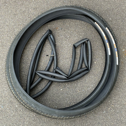 中古 前後セット Panaracer GRAVELKING X1 700×45C ブラック TLR グラベルタイヤ パナレーサー グラベルキングX1