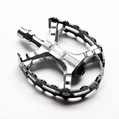 MKS XC-III BEAR TRAP ペダル ブラック 三ヶ島製作所 ブルーラグ別注 フラットペダル 自転車 MTB BMX コミューター 日本製