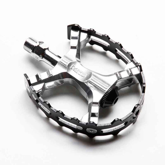 MKS XC-III BEAR TRAP ペダル ブラック 三ヶ島製作所 ブルーラグ別注 フラットペダル 自転車 MTB BMX コミューター 日本製