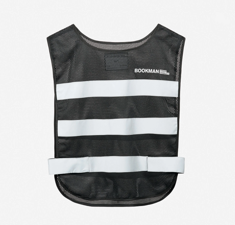 BOOKMAN リフレクター BM-53 Reflective-vest リフレクティブベスト Reflective Vest - Black