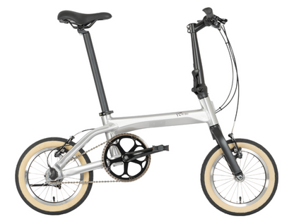 KOLiBRI 小径車 ミニベロ 小型 通勤 通学 お手軽 乗りやすい 完成車 コリブリ KOLiBRI Silver エレファントサイクル 4色展開 選択可能 イージーフォールディングバイク ele0206