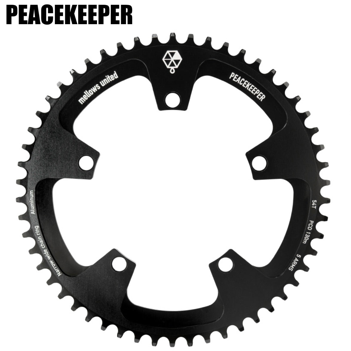 【予約商品】mellows PEACEKEEPER PCD130mm ブラック
