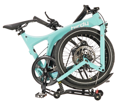 birdy 専用 トロリーリアキャリア｜折りたたみ時に転がせる4輪キャスター搭載｜全モデル対応 リアキャリア