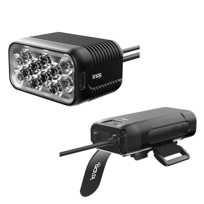 KNOG BLINDER X 2300 + 10000mAh BATTERY ノグ ブラインダーX 2300 自転車 ライト フロントライト 最大2300ルーメン 大容量バッテリー ロードバイク MTB グラベル