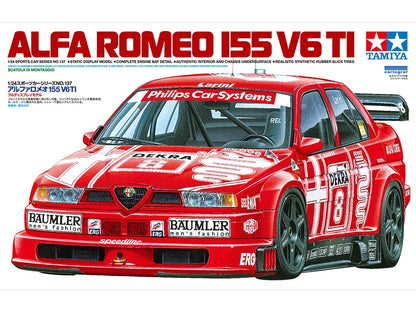 タミヤ 1/24 アルファロメオ 155 V6 TI DTM 1993年 チャンピオンマシン スポーツカーシリーズ No.137 プラモデル 24137