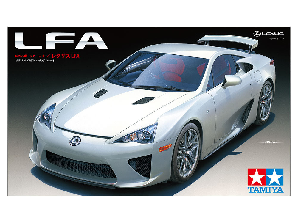 タミヤ 1/24 レクサス LFA スポーツカーシリーズ No.319 24319 プラモデル 組立キット エッチングパーツ付 V10エンジン再現 限定500台モデル