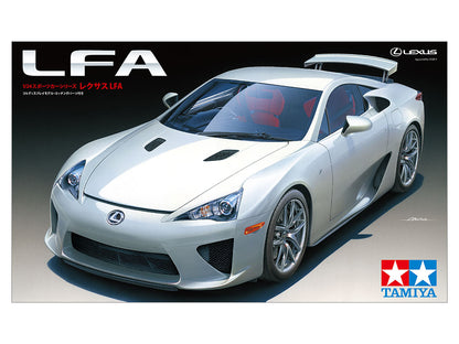 タミヤ 1/24 レクサス LFA スポーツカーシリーズ No.319 24319 プラモデル 組立キット エッチングパーツ付 V10エンジン再現 限定500台モデル