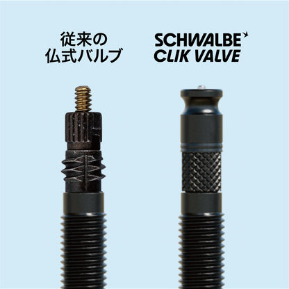 SCHWALBE クリックバルブ 仏式変換用キット