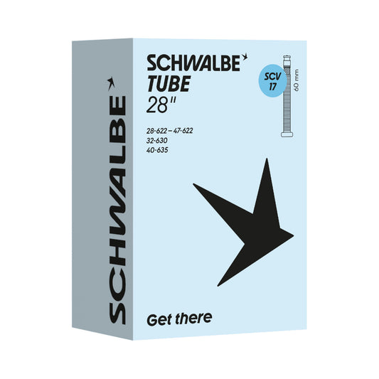 SCHWALBE シュワルベ SCV17 クリックバルブ60mm ブチルチューブ 700C 仏式 SCV60mm SW-10464994