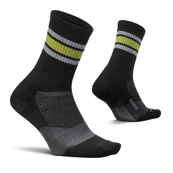 Feetures Trail Max Cushion Mini Crew trail blaze charcoal