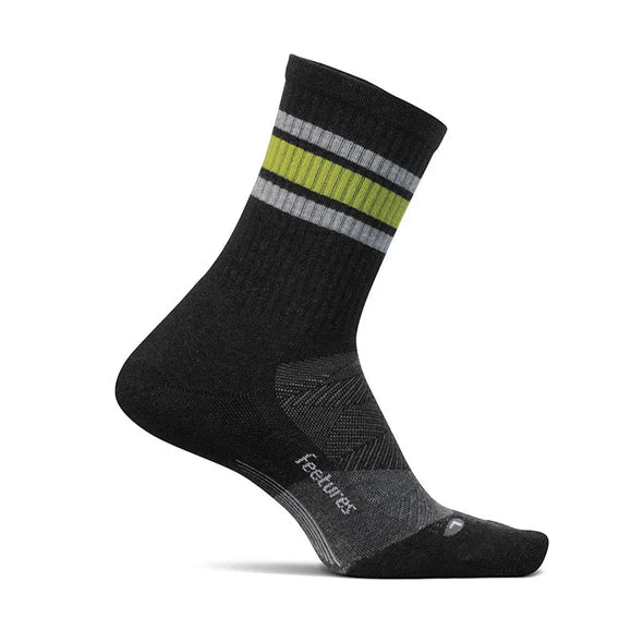 Feetures Trail Max Cushion Mini Crew trail blaze charcoal