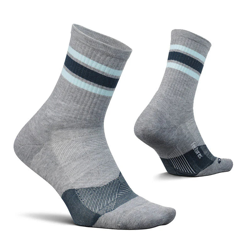 Feetures Trail Max Cushion Mini Crew Color Trail Blaze Gray