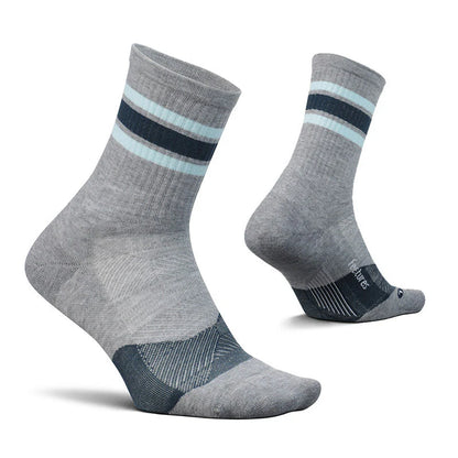 Feetures Trail Max Cushion Mini Crew Color Trail Blaze Gray